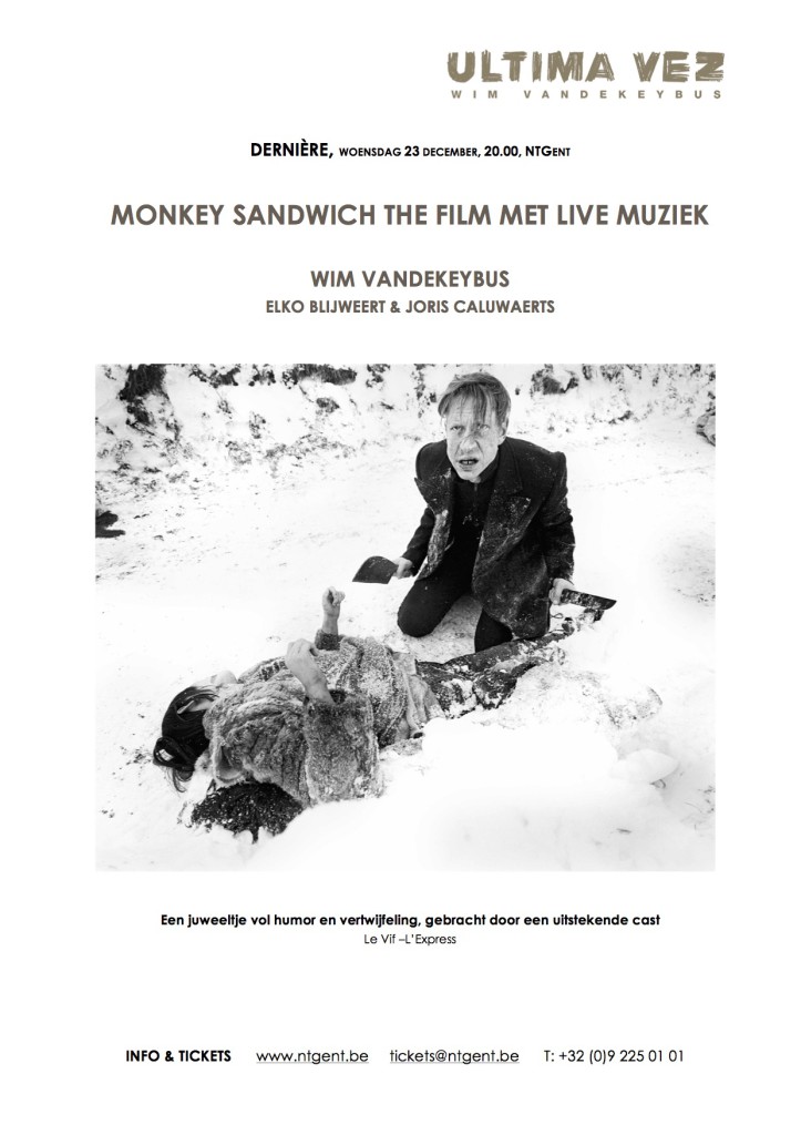 NTGent Promo Monkey Sandwich the Film Live cover
